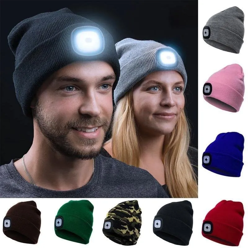 Upgraded LED Lighted Beanie Hat